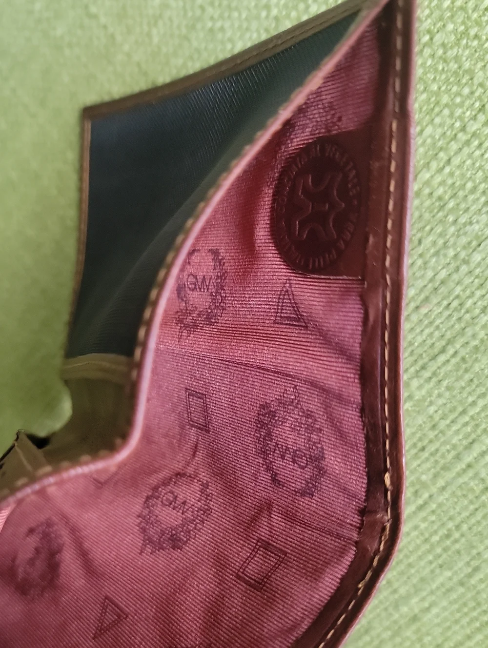 Vera Pelle Brown Leather Bifold Wallet